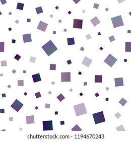 Light Purple vector seamless cover in polygonal style. Decorative design in abstract style with rectangles. The template can be used as a background.