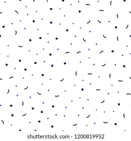 Light Purple vector seamless cover with spots, lines. Design with connection of dots and lines on colorful background. Pattern for design of fabric, wallpapers.