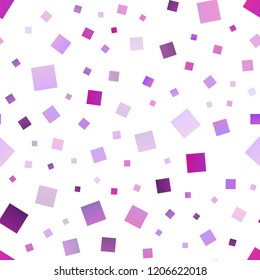 Light Purple vector seamless cover in polygonal style. Decorative design in abstract style with rectangles. Pattern can be used for websites.
