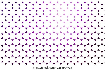 Light Purple vector seamless cover in polygonal style. Decorative design in abstract style with triangles. Pattern for design of fabric, wallpapers.