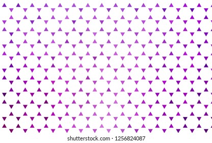 Light Purple vector seamless cover in polygonal style. Decorative design in abstract style with triangles. Design for textile, fabric, wallpapers.