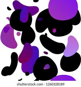 Light Purple vector seamless cover with circles. Abstract illustration with colored bubbles in nature style. Pattern for design of window blinds, curtains.
