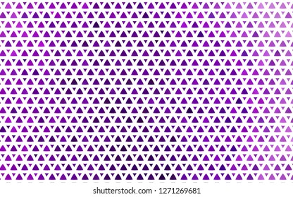Light Purple vector seamless cover in polygonal style. Abstract gradient illustration with triangles. Pattern for design of fabric, wallpapers.