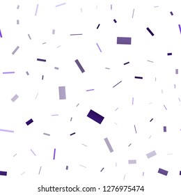 Light Purple vector seamless cover in polygonal style. Rectangles on abstract background with colorful gradient. Best design for your ad, poster, banner.