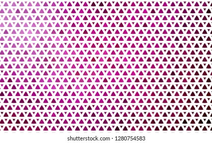 Light Purple vector seamless cover in polygonal style. Beautiful illustration with triangles in nature style. Pattern for trendy fabric, wallpapers.