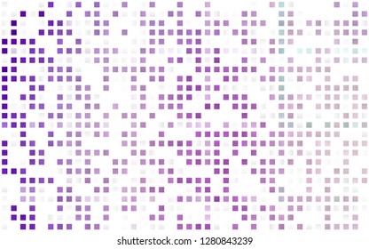 Light Purple vector seamless cover in polygonal style. Modern abstract illustration with colorful rectangles. Pattern for design of window blinds, curtains.