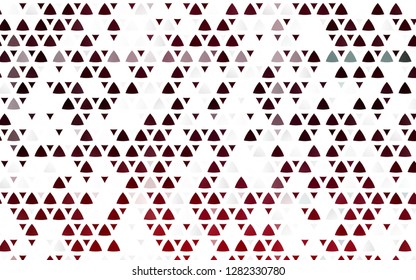 Light Purple vector seamless cover in polygonal style. Triangles on abstract background with colorful gradient. Design for textile, fabric, wallpapers.