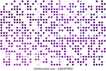 Light Purple vector seamless cover in polygonal style. Glitter abstract illustration with rectangular shapes. Pattern for trendy fabric, wallpapers.