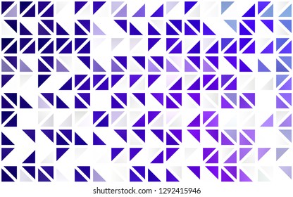 Light Purple vector seamless cover in polygonal style. Glitter abstract illustration with triangular shapes. Pattern for trendy fabric, wallpapers.
