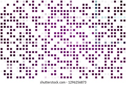 Light Purple vector seamless cover in polygonal style. Illustration with set of colorful rectangles. Template for business cards, websites.