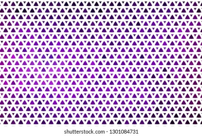 Light Purple vector seamless cover in polygonal style. Abstract gradient illustration with triangles. Pattern for trendy fabric, wallpapers.