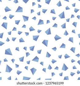Light Purple vector seamless, isometric background with triangles. Triangles on abstract background with colorful gradient. Texture for window blinds, curtains.