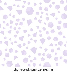 Light Purple vector seamless, isometric texture with poly style with cubes. Glitter abstract illustration with squares, lines. Texture for window blinds, curtains.