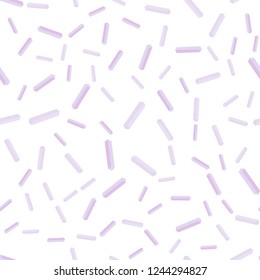 Light Purple vector seamless, isometric template with repeated sticks. Colorful shining illustration with lines on abstract template. Design for wallpaper, fabric makers.