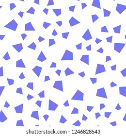 Light Purple vector seamless, isometric backdrop with lines, triangles. Triangles on abstract background with colorful gradient. Pattern for design of fabric, wallpapers.