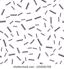 Light Purple vector seamless, isometric cover with stright stripes. Modern geometrical abstract illustration with Lines. Pattern for design of fabric, wallpapers.