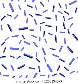 Light Purple vector seamless, isometric template with repeated sticks. Modern geometrical abstract illustration with Lines. Pattern for trendy fabric, wallpapers.