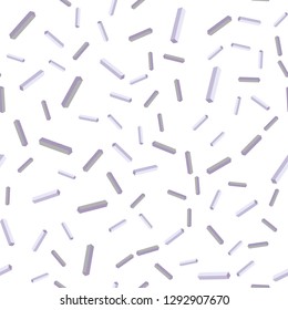 Light Purple vector seamless, isometric layout with flat lines. Shining colored illustration with sharp stripes. Design for wallpaper, fabric makers.