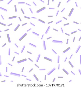Light Purple vector seamless, isometric background with straight lines. Lines on blurred abstract background with gradient. Design for textile, fabric, wallpapers.