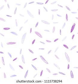 Light Purple vector seamless layout with circle shapes. Modern abstract illustration with colorful water drops. Completely new template for your brand book.