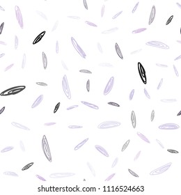 Light Purple vector seamless layout with circle shapes. Modern abstract illustration with colorful water drops. New design for ad, poster, banner of your website.