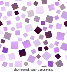 Light Purple vector seamless layout with lines, rectangles. Modern abstract illustration with colorful rectangles. The template can be used as a background.