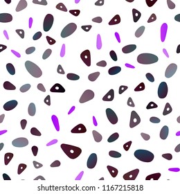 Light Purple vector seamless layout with circles, lines. Abstract gradient illustration with circles, triangles. Pattern can be used for websites.