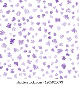 Light Purple vector seamless layout with flat lines. Modern geometrical abstract illustration with Lines. The pattern for ad, booklets, leaflets.