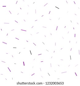 Light Purple vector seamless layout with flat lines. Glitter abstract illustration with colored sticks. The pattern can be used for busines ad, booklets, leaflets