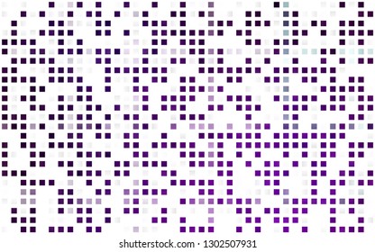 Light Purple vector seamless layout with lines, rectangles. Rectangles on abstract background with colorful gradient. Pattern for design of fabric, wallpapers.