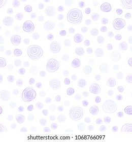 Light Purple vector seamless natural elegant artwork. Blurred decorative design in Indian style with flowers. Template for backgrounds of cell phones.