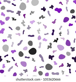 Light Purple vector seamless pattern with bent lines. Brand-new colored illustration in marble style with gradient. The template for cell phone backgrounds.