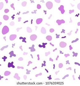 Light Purple vector seamless pattern with lamp shapes. Shining crooked illustration in marble style. The template for cell phone backgrounds.