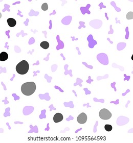 Light Purple vector seamless pattern with bent lines. Colorful abstract illustration with gradient lines. The best blurred design for your business.
