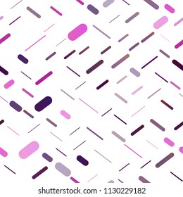 Light Purple vector seamless pattern with narrow lines. Modern geometrical abstract illustration with staves. The template can be used as a background.