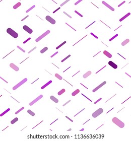 Light Purple vector seamless pattern with narrow lines. Shining colored illustration with narrow lines. Smart design for your business advert.