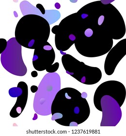 Light Purple vector seamless pattern with spheres. Blurred bubbles on abstract backdrop with colorful gradient. Trendy design for wallpaper, fabric makers.
