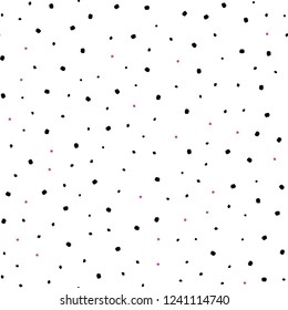 Light Purple vector seamless pattern with spheres. Blurred bubbles on abstract background with colorful gradient. Pattern for design of window blinds, curtains.