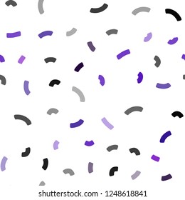 Light Purple vector seamless pattern with lamp shapes. Creative illustration in halftone marble style with gradient. The elegant pattern for brand book.