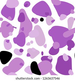 Light Purple vector seamless pattern with spheres. Modern abstract illustration with colorful water drops. Design for wallpaper, fabric makers.