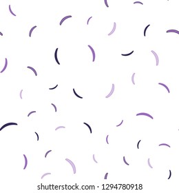 Light Purple vector seamless pattern with curved lines. A completely new colorful illustration in simple style. Brand new design for your ads, poster, banner.