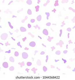 Light Purple vector seamless template with liquid shapes. Geometric illustration in marble style with gradient.  Seamless pattern for textile, fabric, wallpapers.