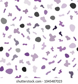 Light Purple vector seamless template with bent lines. Creative geometric illustration in marble style with gradient. Pattern for design of fabric, wallpapers.