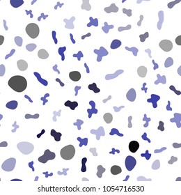 Light Purple vector seamless template with lava shapes. Modern gradient abstract illustration with bandy lines. The best blurred design for your business.