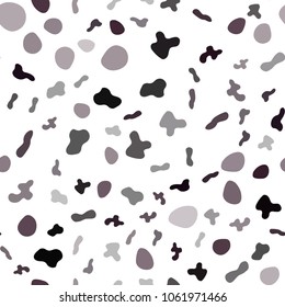 Light Purple vector seamless template with bubble shapes. Creative geometric illustration in marble style with gradient. The elegant pattern for brand book.