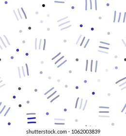 Light Purple vector seamless template with geometric lines. Seamless Illustration with set of abstact gradient lines. Pattern for design of window blinds, curtains.