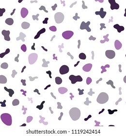 Light Purple vector seamless template with bubble shapes. A completely new color illustration in marble style. Marble style for your business design.