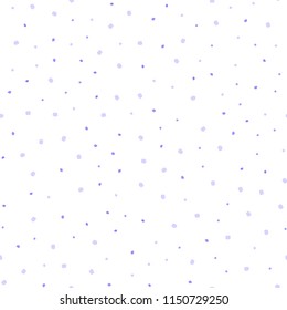 Light Purple vector seamless template with circles. Illustration with set of shining colorful abstract circles. Pattern for trendy fabric, wallpapers.
