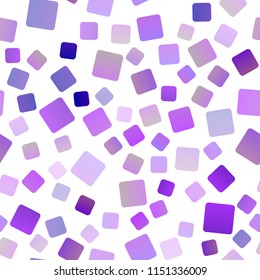 Light Purple vector seamless template with crystals, rectangles. Abstract gradient illustration with rectangles. The template can be used as a background.