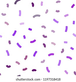 Light Purple vector seamless template with lava shapes. Creative geometric illustration in marble style with gradient. The template for cell phone backgrounds.